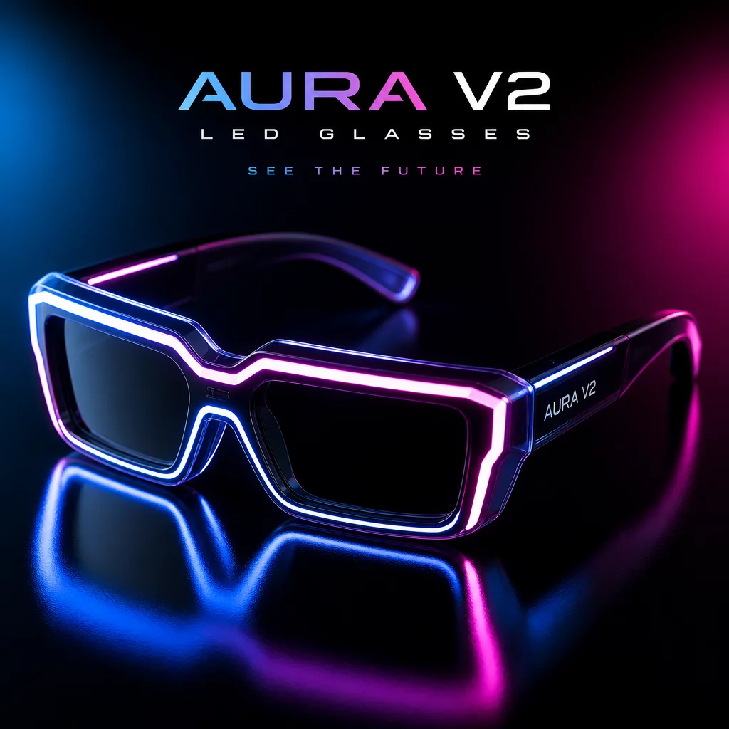 AURA V2 LED Glasses