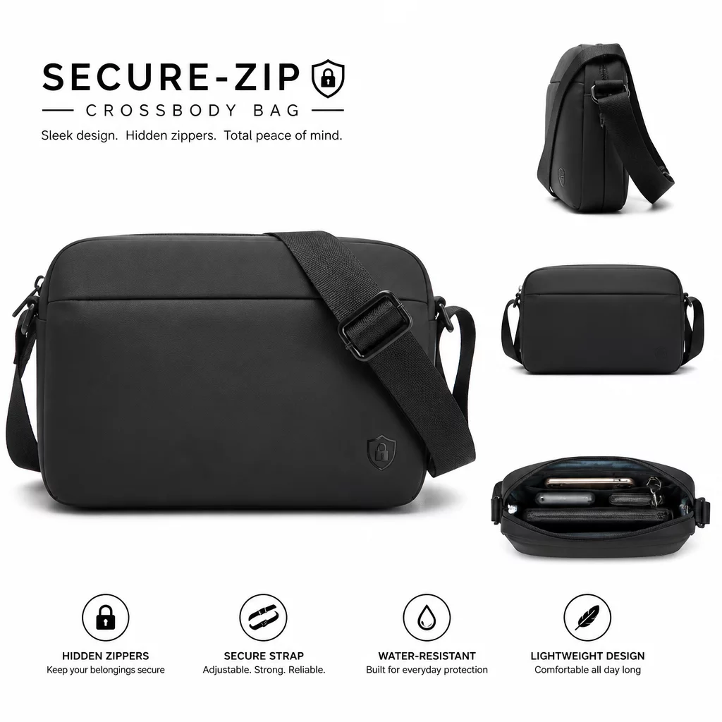 SECURE-ZIP Crossbody Bag